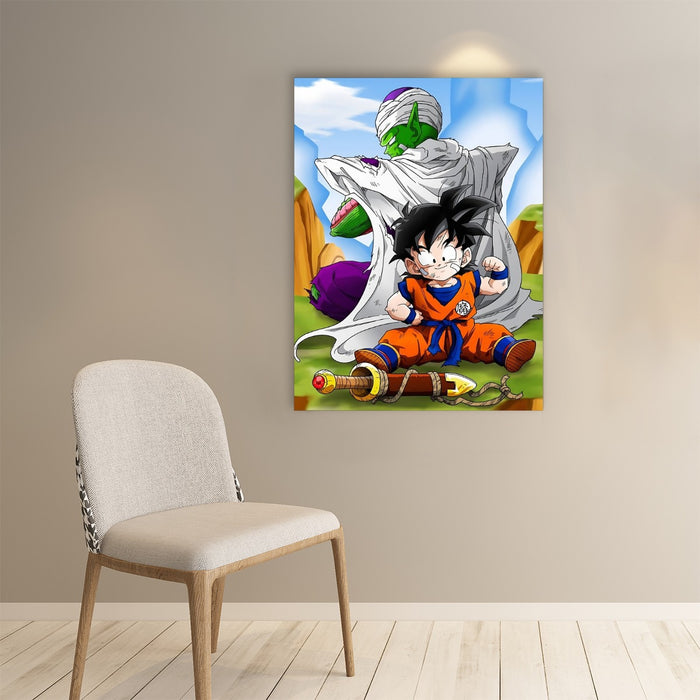 Dragon Ball Amazing Master Piccolo Train Strong Kid Gohan Paper poster