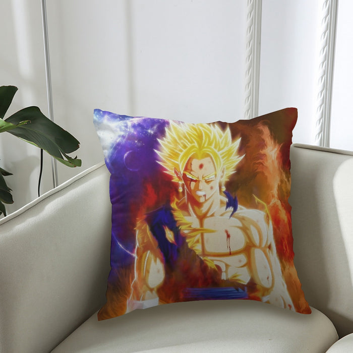 Dragon Ball Z Vegito Super Saiyan Angry Bruised Dope Couch Pillowcase