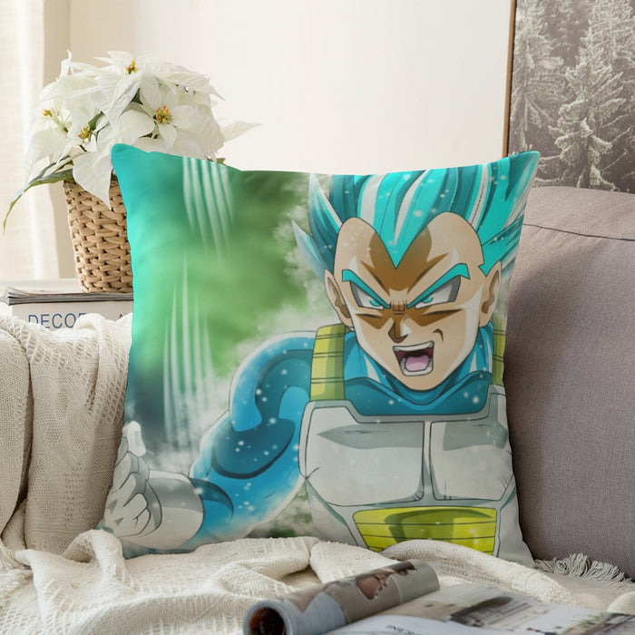 Dragon Ball Super Blue Vegeta Super Saiyan God Cool Couch Pillowcase