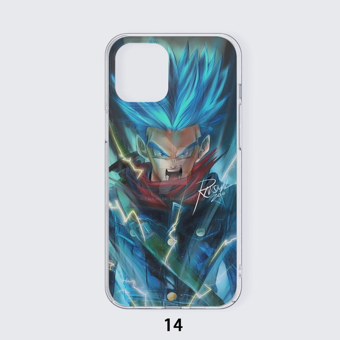 Dragon Ball Super Future Trunks Rage iPhone case