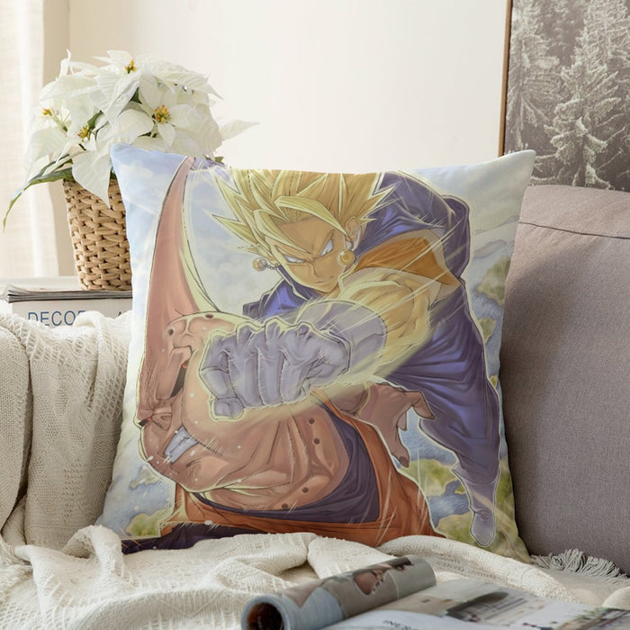 Dragon Ball Z Vegito Punching Super Buu Couch Pillowcase