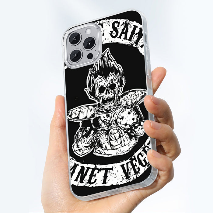 Dragon Ball Z Skeleton Vegeta Scary Super Saiyan Epic iPhone 15 Series  Phone Case