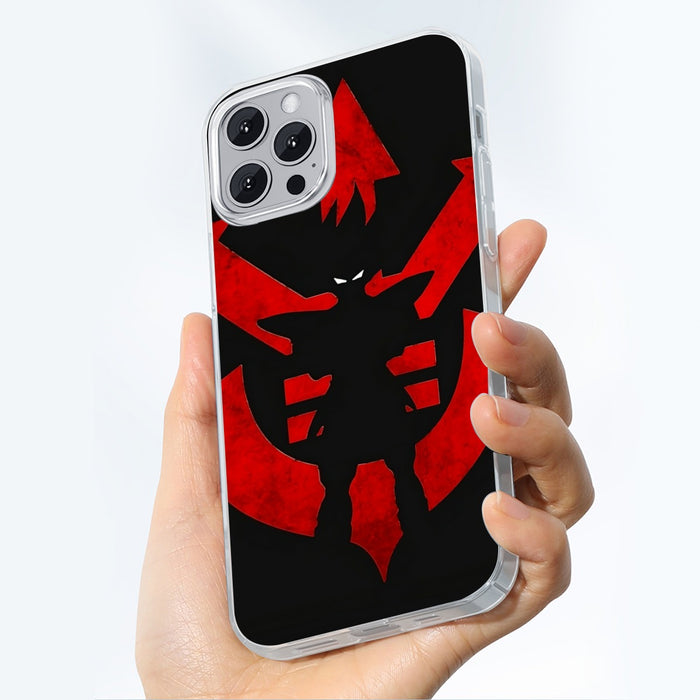 Dragon Ball Z Vegeta Shadow Cool Red Vegeta Symbol iPhone case