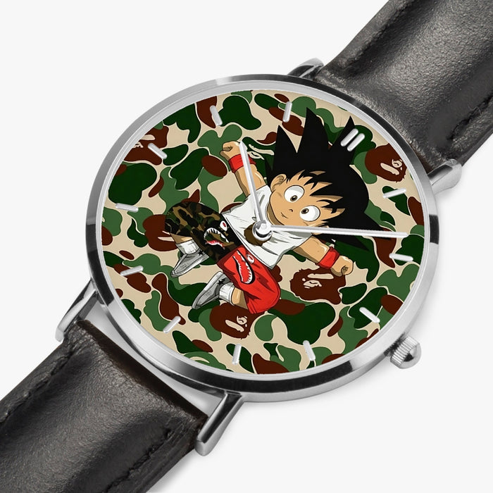 DBZ-Store Cool Jumping Kid Goku Camouflage Watch