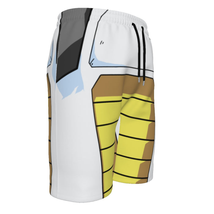 Dragon Ball Super Vegeta Cool Whis Armor Suit Cosplay Men‘s Beach Shorts