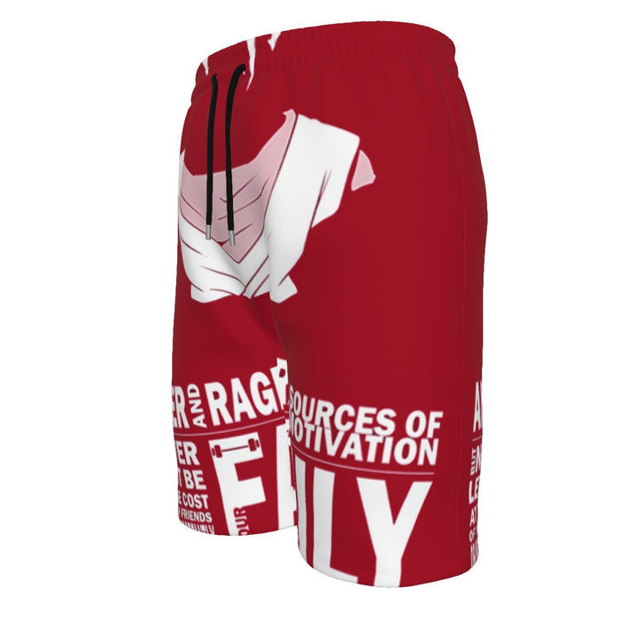 Dragon Ball Z  Gohan Family Slogan  Men‘s Beach Shorts
