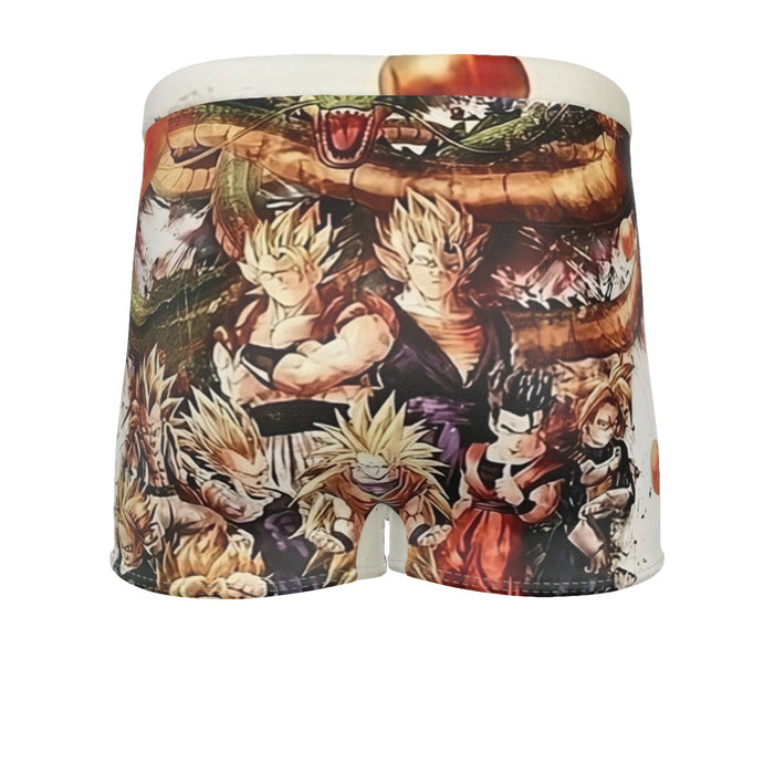 Dragon Ball  Ultimate Shenron x Saiyans Men's Boxer Briefs