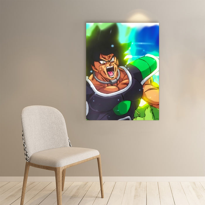 Dragon Ball Super Angry Broly Legendary Super Saiyan Paper poster