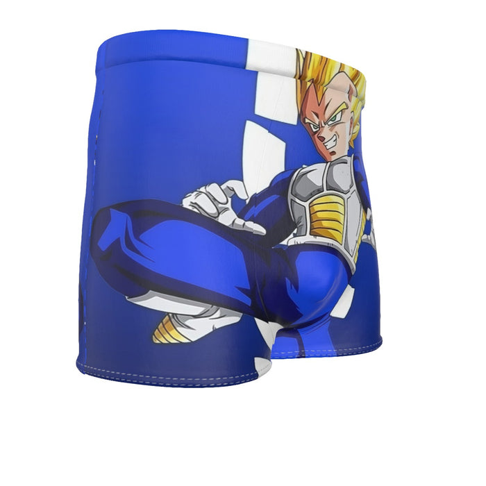 Vegeta With Background Word Dragon Ball  Men's Boxer Briefs