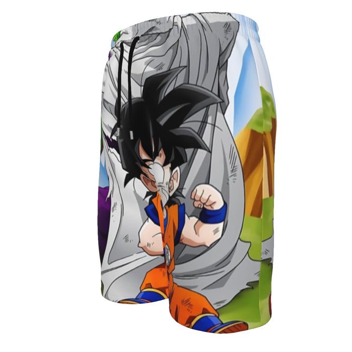 Dragon Ball Amazing Master Piccolo Train Strong Kid Gohan  Men‘s Beach Shorts