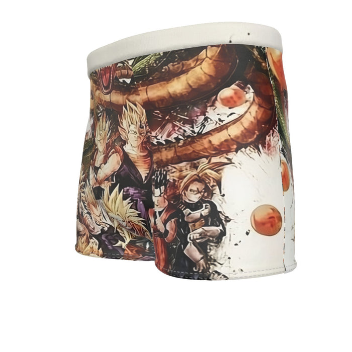 Dragon Ball  Ultimate Shenron x Saiyans Men's Boxer Briefs