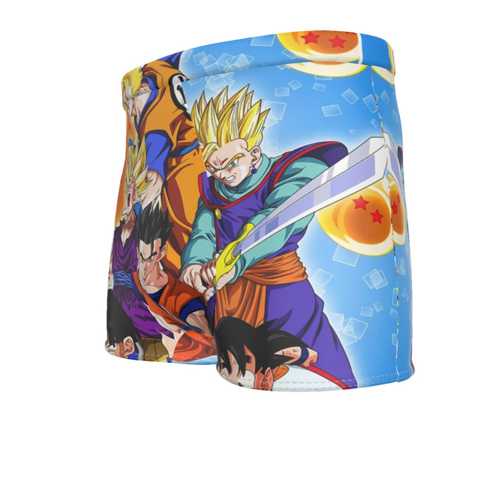 Son Gohan Evolution Dragon Ball Z Men's Boxer Briefs