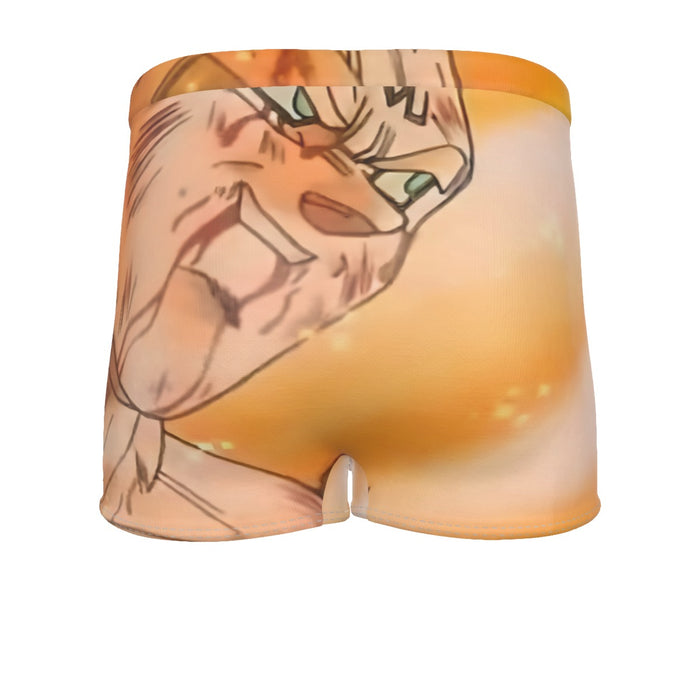 Majin Vegeta Sacrifice Battle Super Saiyan Extraordinary 3D Men's Boxer Briefs