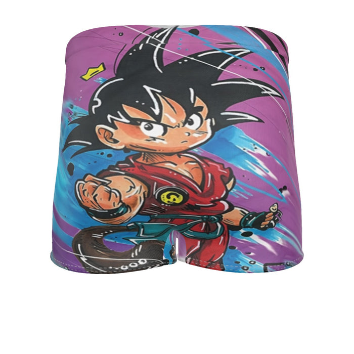 Dragon Ball Z  Kid Goku Graffiti Painting Men's Boxer Briefs