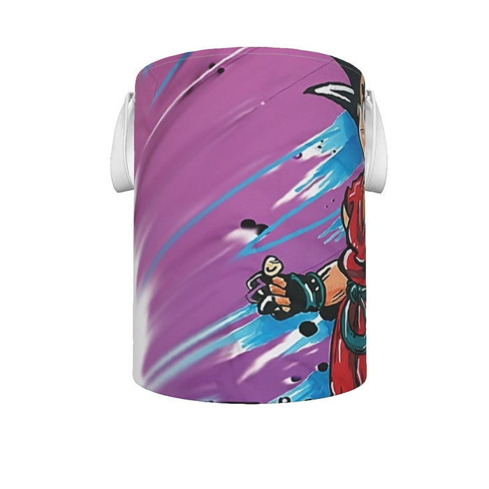 Dragon Ball Z  Kid Goku Graffiti Painting  Laundry Basket