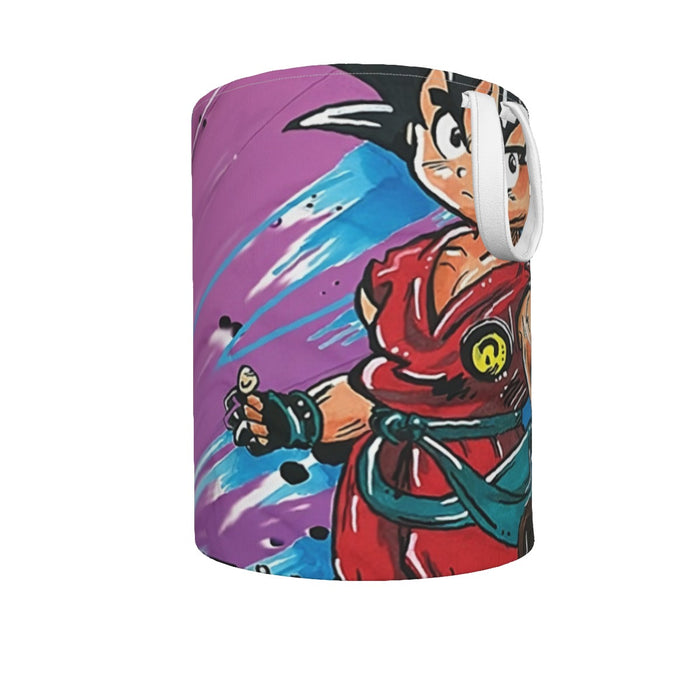 Dragon Ball Z  Kid Goku Graffiti Painting  Laundry Basket