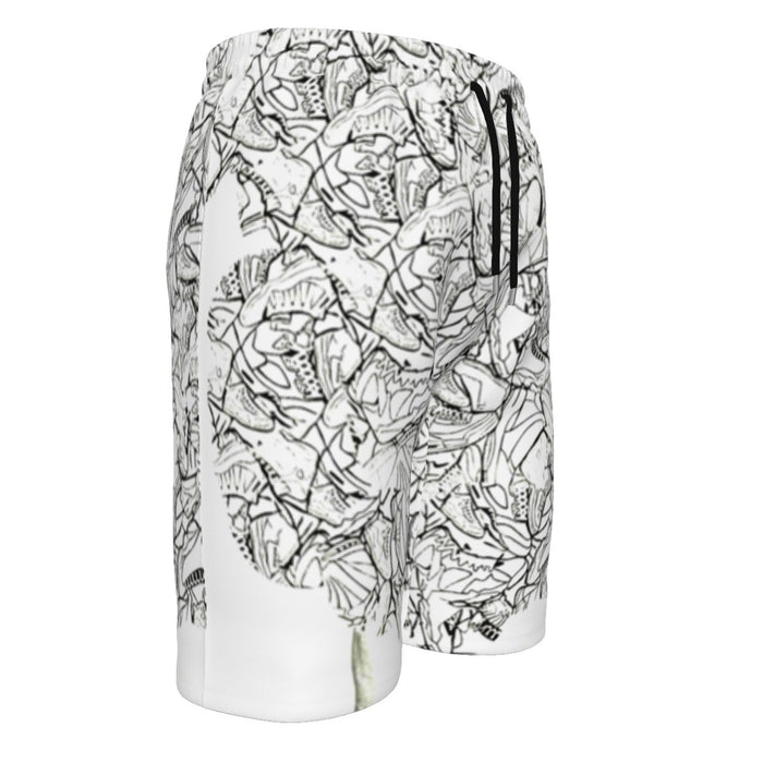 Dragon Ball Goku Jump Man Jordan Symbol  Men‘s Beach Shorts