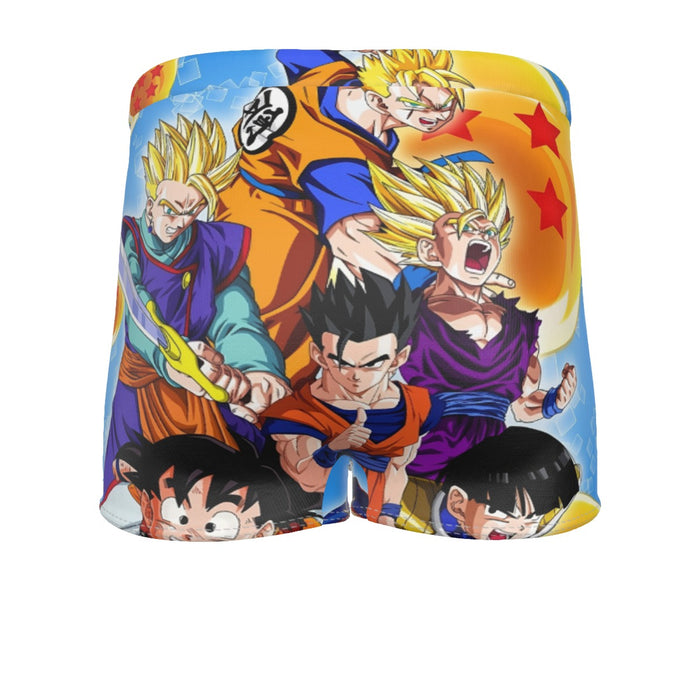 Son Gohan Evolution Dragon Ball Z Men's Boxer Briefs