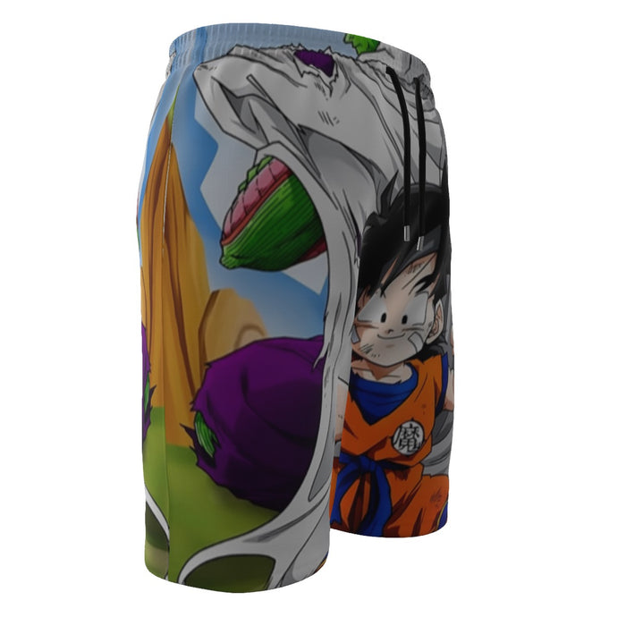 Dragon Ball Amazing Master Piccolo Train Strong Kid Gohan  Men‘s Beach Shorts