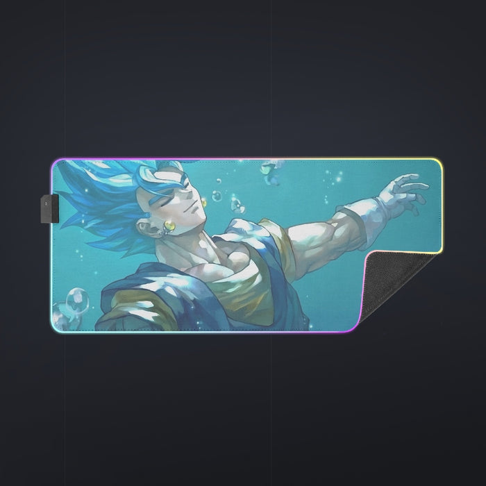 DBZ Relax Gogeta Ocean Blue Saiyan SSGSS Dope Design cool LED  Mouse Pad