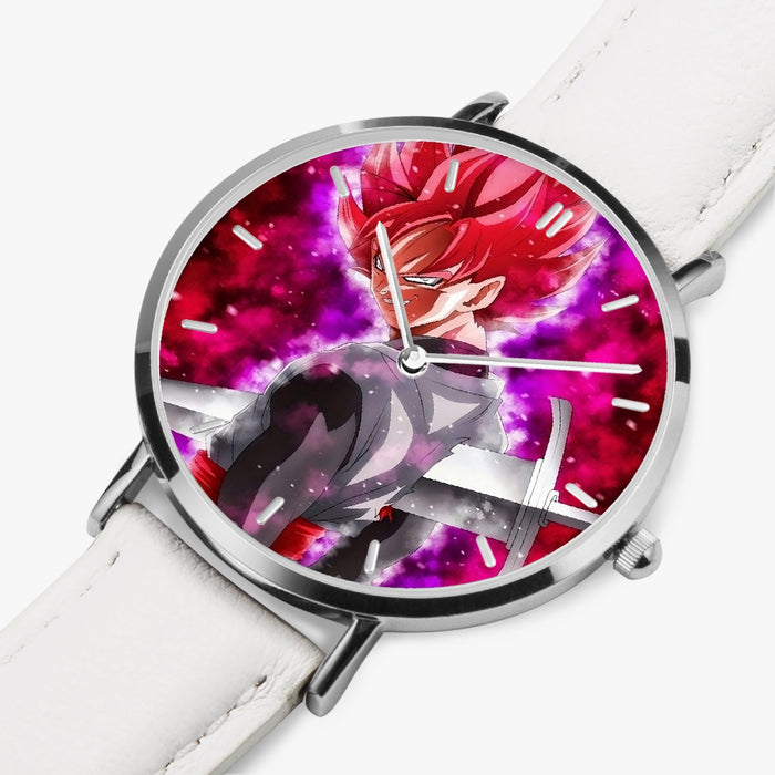 DBZ-Store Awesome Super Black Goku Rose Impaled Trunks Sword Watch