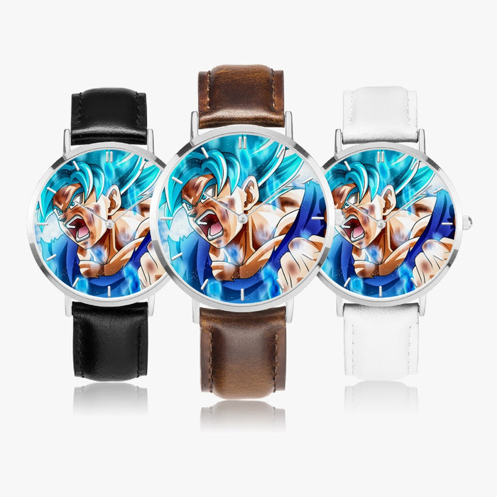 DBZ-Store Awesome Goku Blue Kaioken Powerup Watch