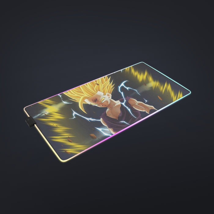 Gohan Super Saiyan 2 cool LED  Mouse Pad