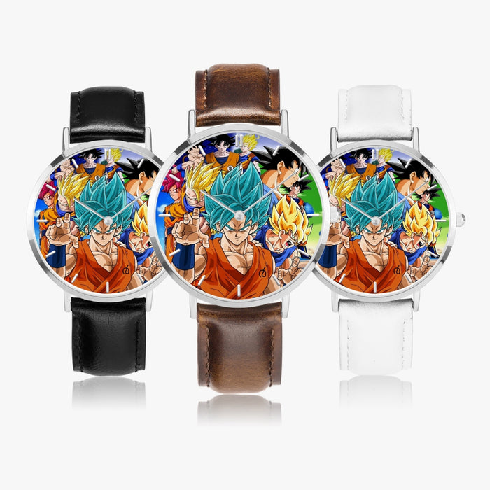 DBZ-Store Epic Goku Super Saiyan All Powerups Design Watch