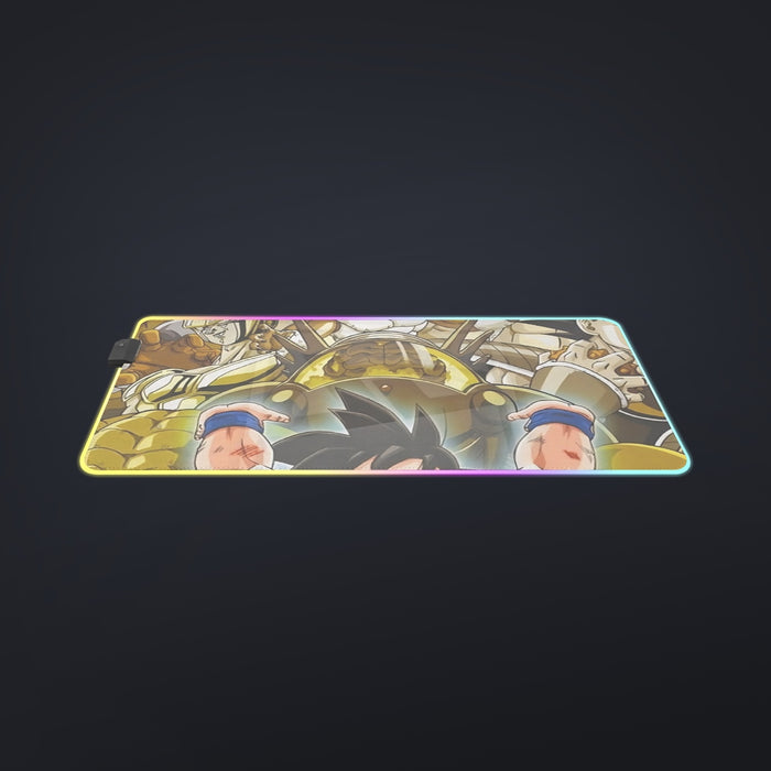 DBZ Goku Spirit Bomb Destroy Villains Cooler Broly Namek Golden cool  LED  Mouse Pad