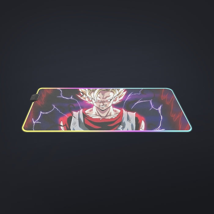 Dragon Ball Z  Super Saiyan Prince Vegeta cool LED Mouse Pad