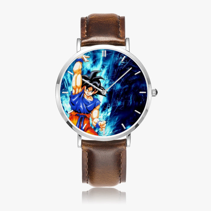 DBZ-Store Awesome Son Goku Cool Blue Aura Energy Ball Watch