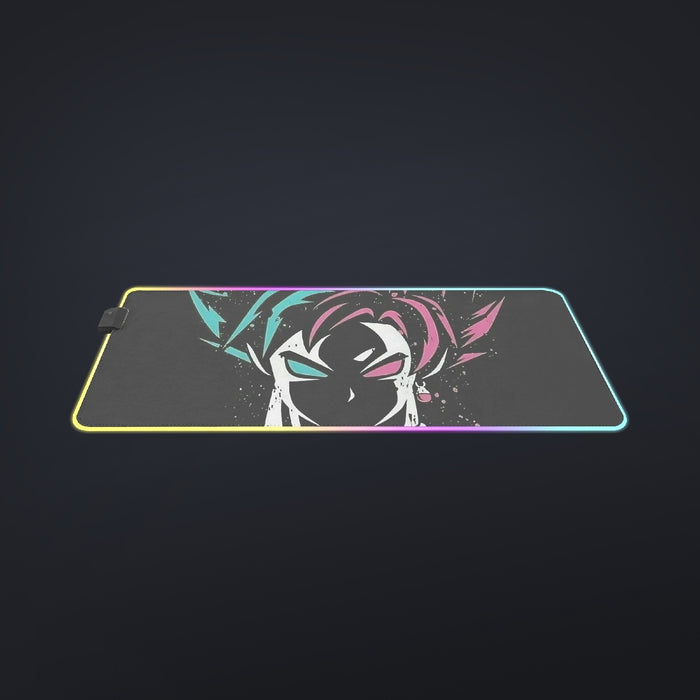 DBZ Goku Super Saiyan God Blue Rose SSGSS Dope Design Cool LED Gaming Mouse Pad