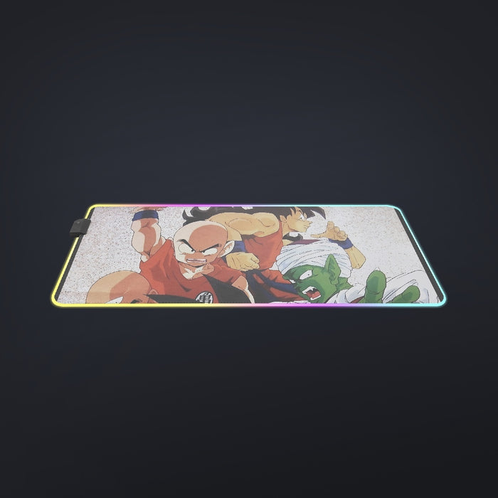 Dragon Ball Goku Piccolo Krillin Heroes Group Awesome Design cool LED Mouse Pad