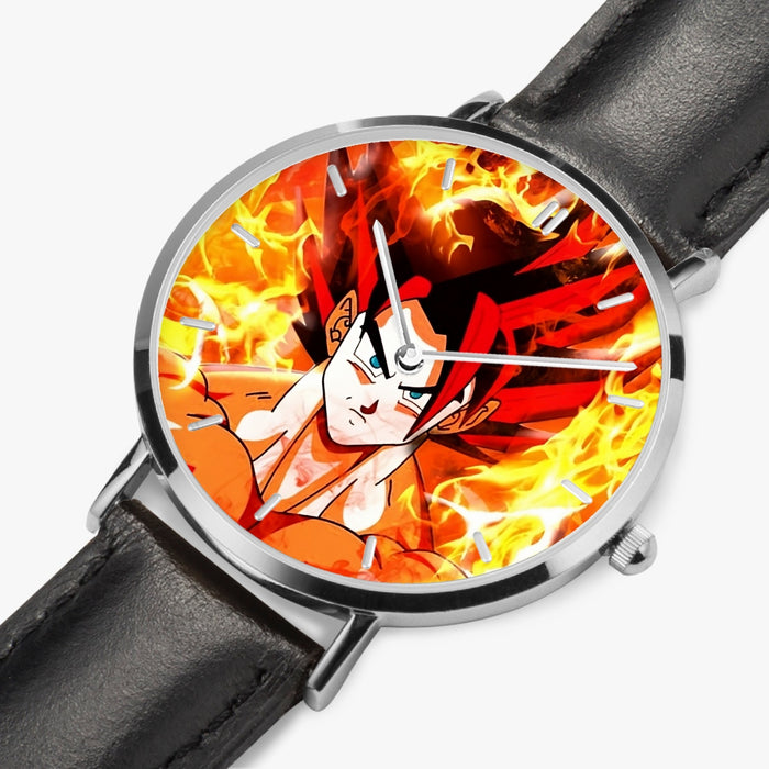 DBZ-Store Fire Goku Super Saiyan Rose Flaming Watch