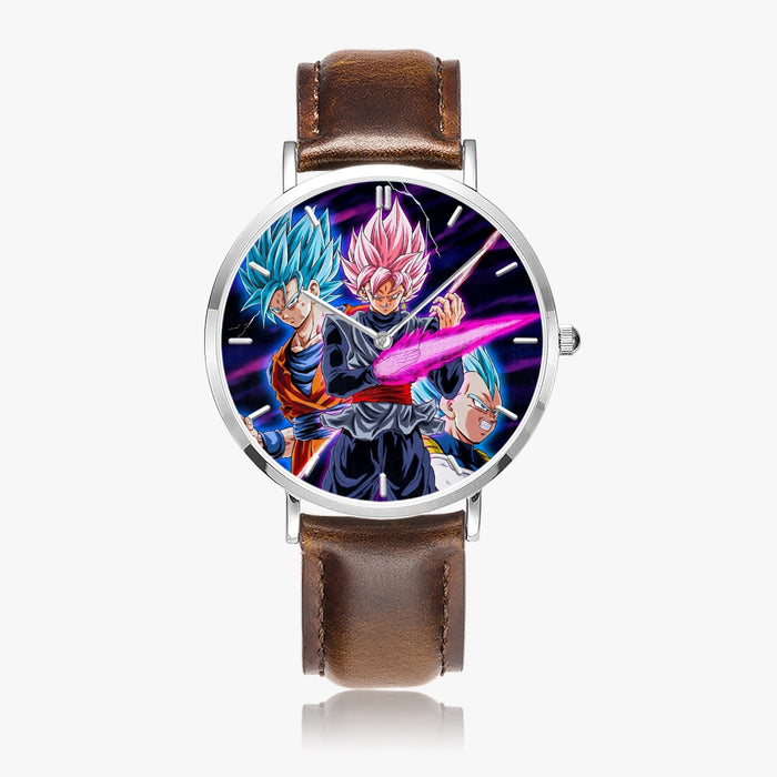 DBZ-Store Thrilling Goku 2 Goku Rose Vegeta 2 Ultra Instinct Watch