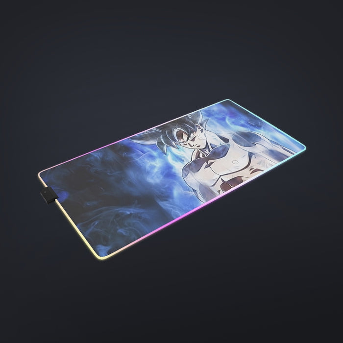 Dragon Ball Super Goku Ultra Instinct Blue Cool Casual cool LED Mouse Pad