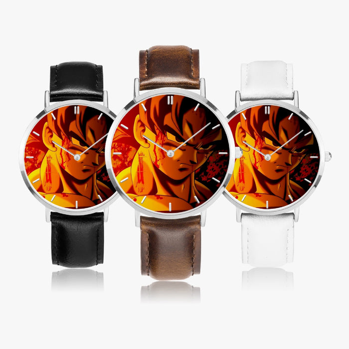 DBZ-Store Vibrant Serious Son Goku Dope Orange Watch