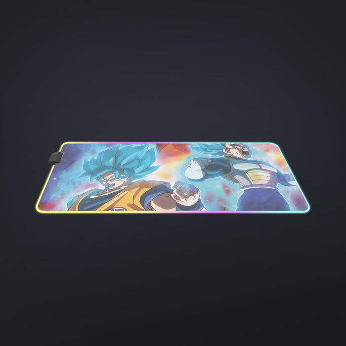 DBZ Legendary Broly Son Goku Vegeta Super Saiyan Blue  cool  LED  Mouse Pad