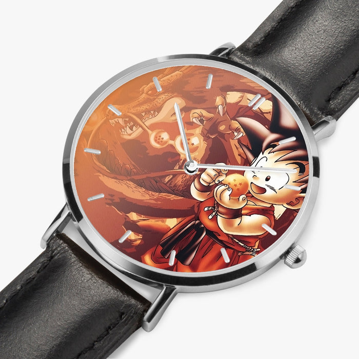 DBZ-Store Cute KId Goku with Dragon Ball Watch