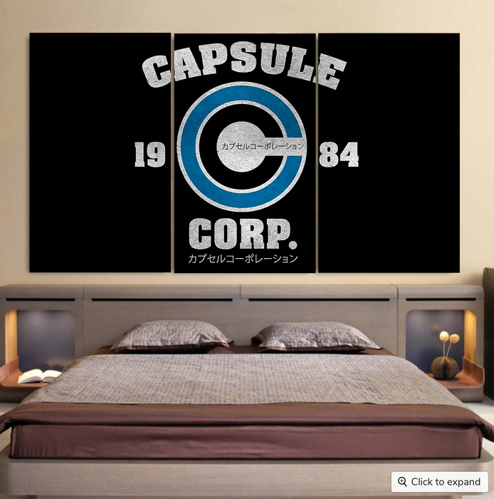 Capsule Corp Baseball Cool 3pc Canvas