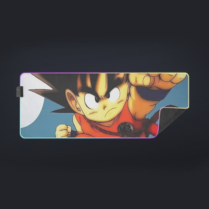 Young Goku Kid Flying Cloud Fight 3D Dragonball cool LED Mouse Pad