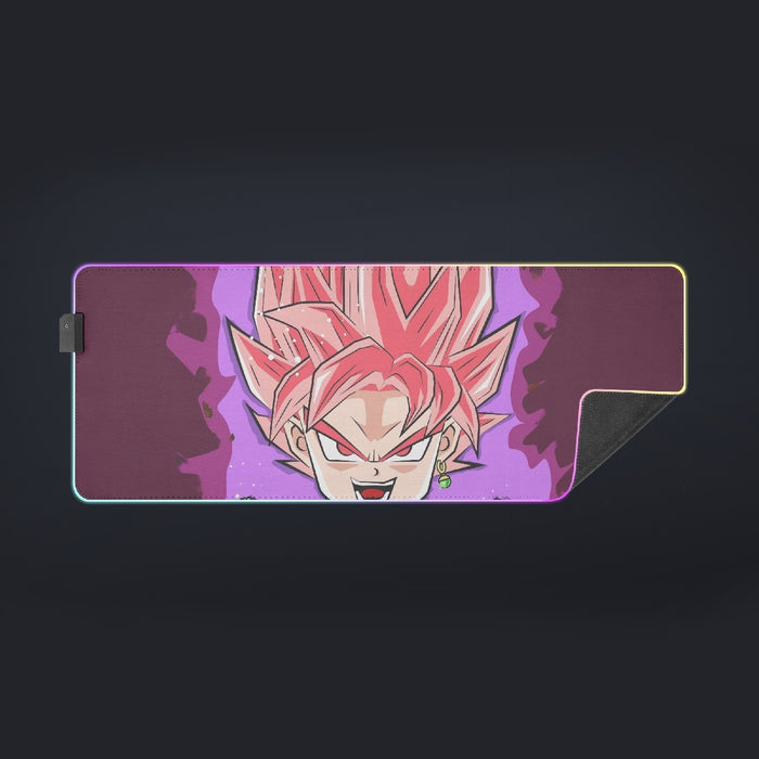 DBZ Goku Black Zamasu Rose Super Saiyan Cute Chibi Design cool LED  Mouse Pad