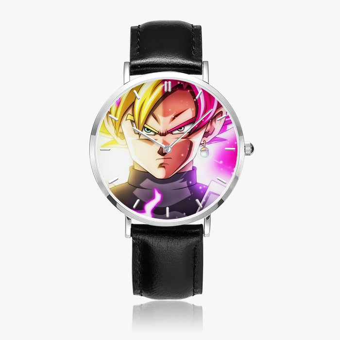 DBZ-Store Dope Goku God Half Rose and Golden Portrait Watch