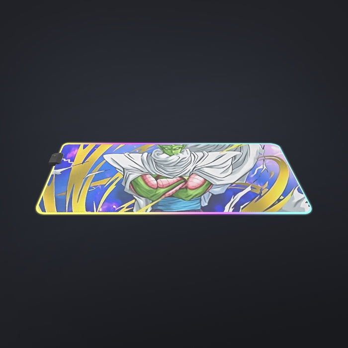 Dragon Ball Angry Piccolo Waiting Fight Aura Yellow Fashion cool LED Mouse Pad