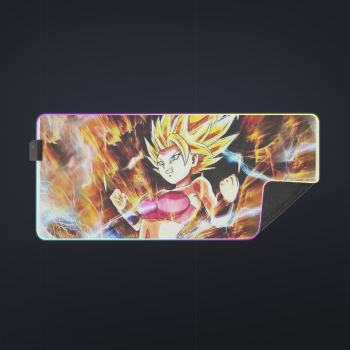 Dragon Ball Super Caulifla Super Saiyan 2 Epic Casual  cool LED Mouse Pad
