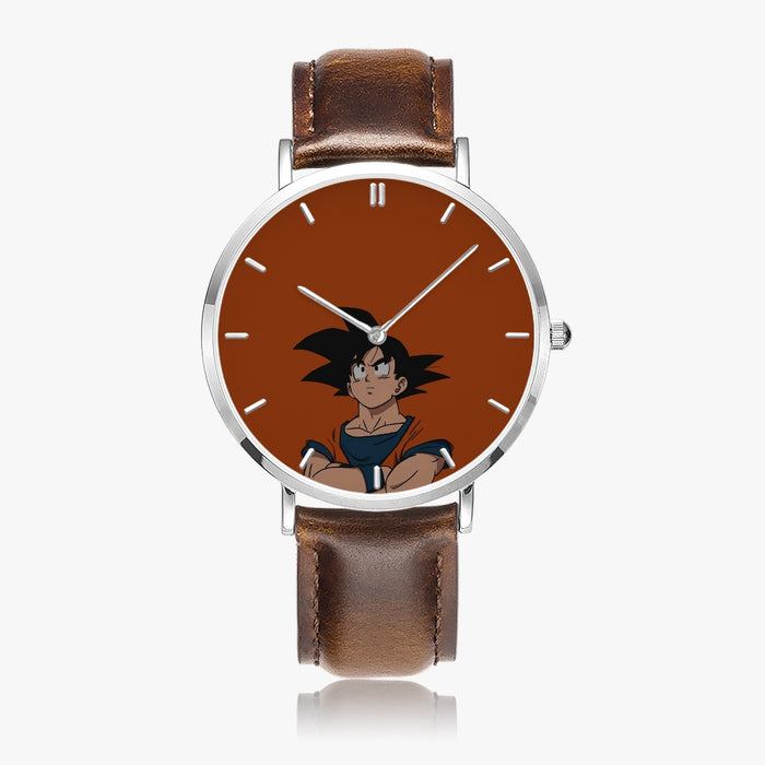 DBZ-Store Awesome Goku Orange Minimalistic Background Watch