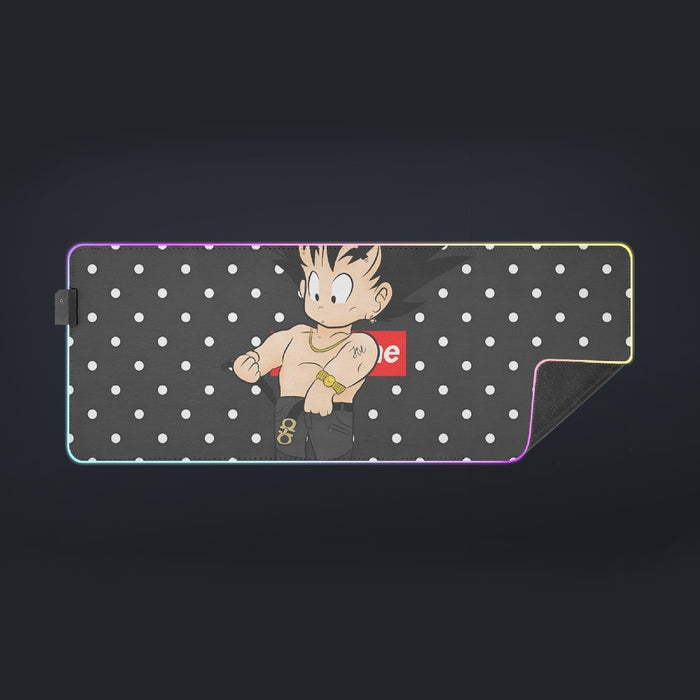 Dragon Ball Supreme Goku Kid Gangster Style Cool LED Mouse Pad