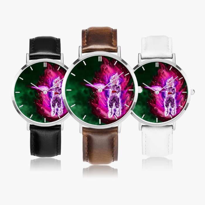 DBZ-Store Vibrant Goku Black Super Saiyan Rose Power Aura Watch