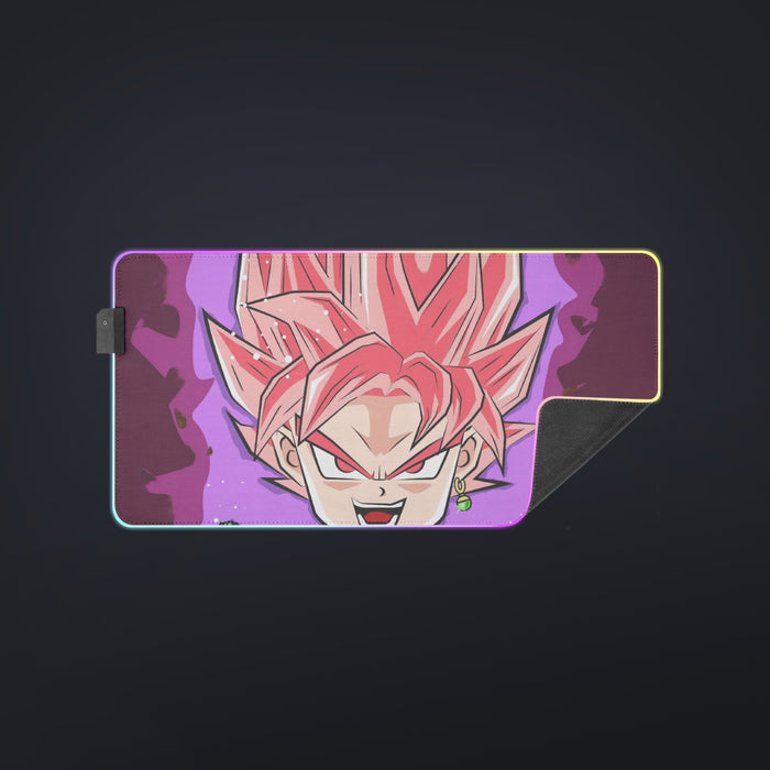 DBZ Goku Black Zamasu Rose Super Saiyan Cute Chibi Design cool LED  Mouse Pad