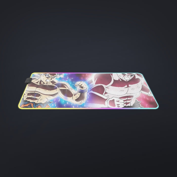Dragon Ball Super Goku vs Jiren Fierce Battle Full Print cool LED Mouse Pad